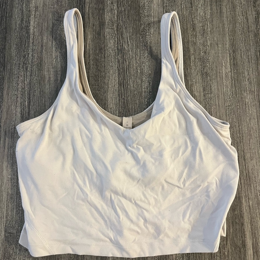 lululemon athletica White Tank Top
